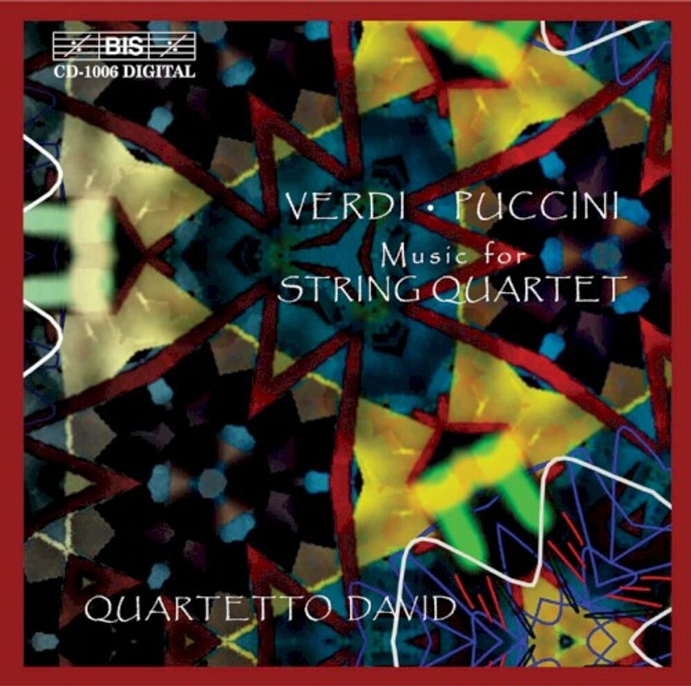 Диск CD Verdi / Puccini: Music for String Quartet - Giuseppe Verdi, Giacomo Puccini, Quartetto David
Диск CD Verdi / Puccini: Music for String Quartet - Giuseppe Verdi, Giacomo Puccini, Quartetto David