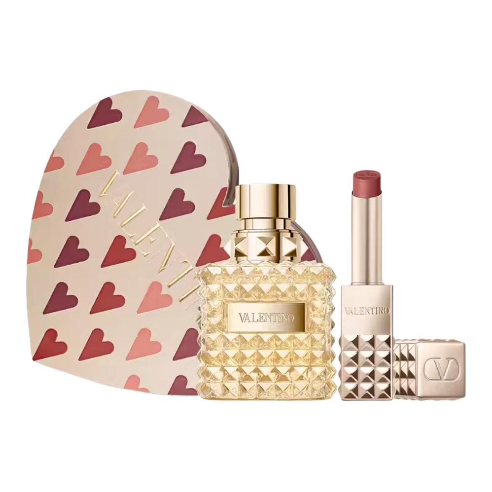 Valentino Набор парфюма limited heart's desire lipstick box eau de parfum edp citrus gold gardenia 50ml+2.3g
Valentino Набор парфюма limited heart's desire lipstick box eau de parfum edp citrus gold gardenia 50ml+2.3g