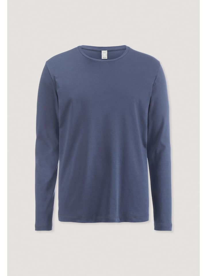 Рубашка для сна с длинными рукавами цвета индиго Hessnatur
Рубашка для сна с длинными рукавами цвета индиго Hessnatur