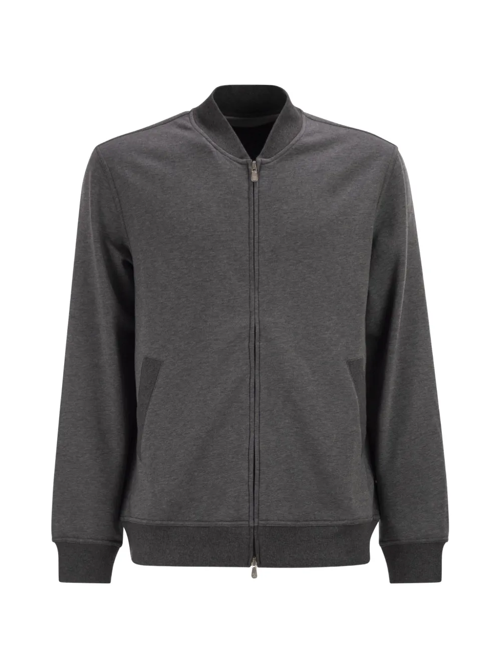 Толстовка на молнии в рубчик Brunello Cucinelli, серый
Толстовка на молнии в рубчик Brunello Cucinelli, серый