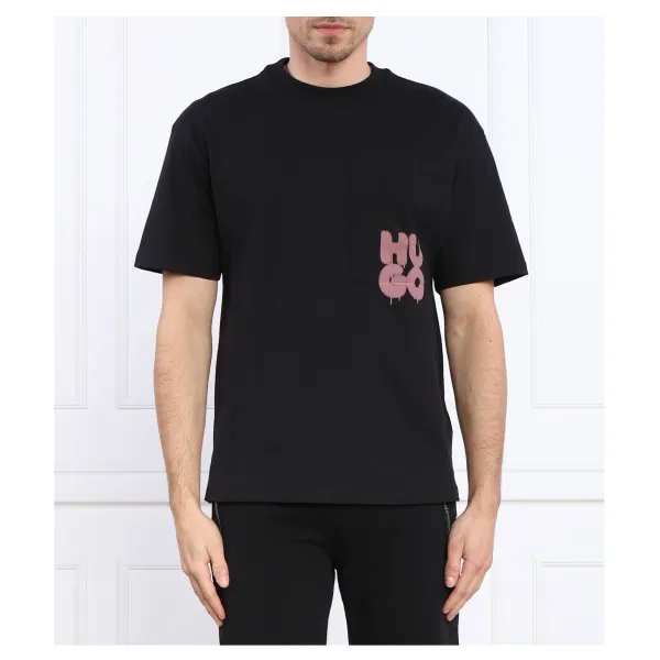 Футболка Dampato стандартного кроя Hugo, черный
Футболка Dampato стандартного кроя Hugo, черный