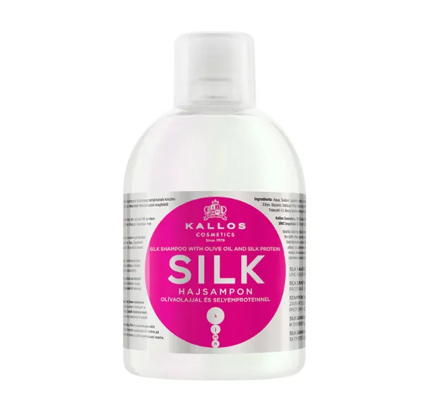 Питательный шампунь для волос Silk Kallos, 1.000 ml
Питательный шампунь для волос Silk Kallos, 1.000 ml