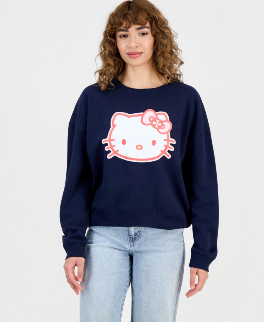 Детская толстовка с круглым вырезом из флиса с блестками Hello Kitty Grayson Threads, The Label, Navy Blazer
Детская толстовка с круглым вырезом из флиса с блестками Hello Kitty Grayson Threads, The Label, Navy Blazer