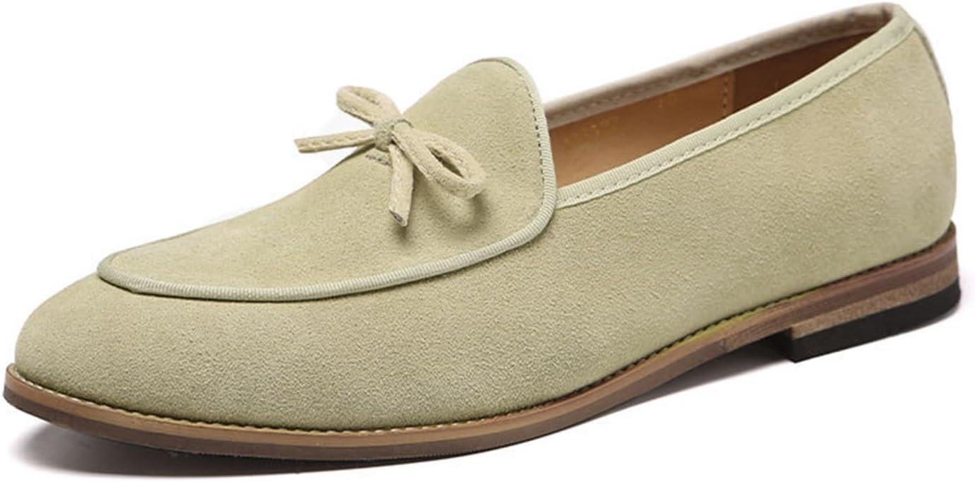 Мужские лоферы DMGYCK без шнурков, ручной работы, из кожи, дышащие, удобные, мягкие, с ручной строчкой, повседневная обувь для мужчин, замшевые классические туфли, бежевый
Мужские лоферы DMGYCK без шнурков, ручной работы, из кожи, дышащие, удобные, мягкие, с ручной строчкой, повседневная обувь для мужчин, замшевые классические туфли, бежевый