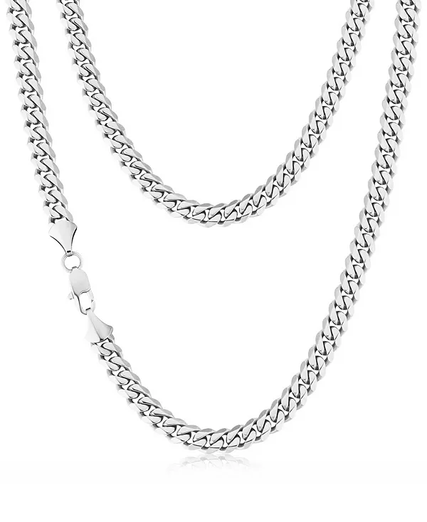 Серебряное кубинское ожерелье из нержавеющей стали Miami Cuban шириной 8 мм Rhona Sutton, silver
Серебряное кубинское ожерелье из нержавеющей стали Miami Cuban шириной 8 мм Rhona Sutton, silver