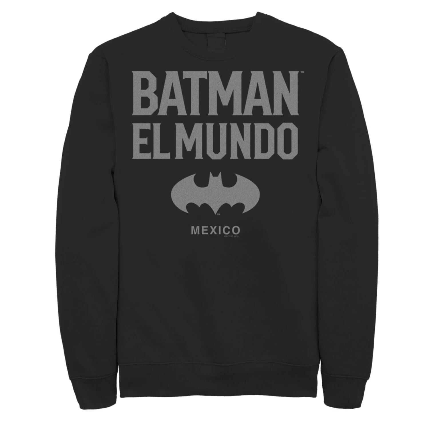 Мужской свитшот с логотипом Batman: El Mundo Mexico Icon Licensed Character
Мужской свитшот с логотипом Batman: El Mundo Mexico Icon Licensed Character