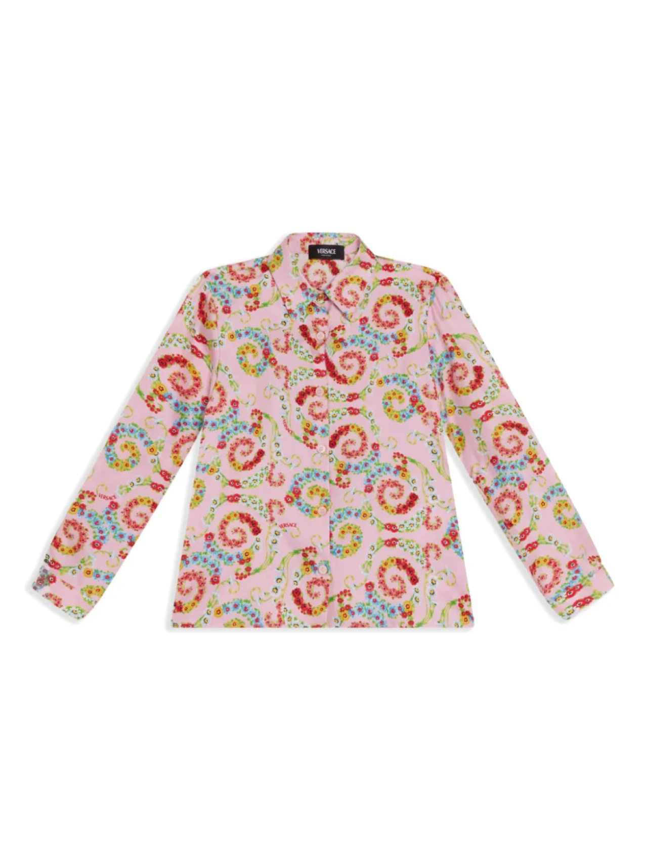 Versace Kids рубашка с цветочным принтом, розовый
Versace Kids рубашка с цветочным принтом, розовый