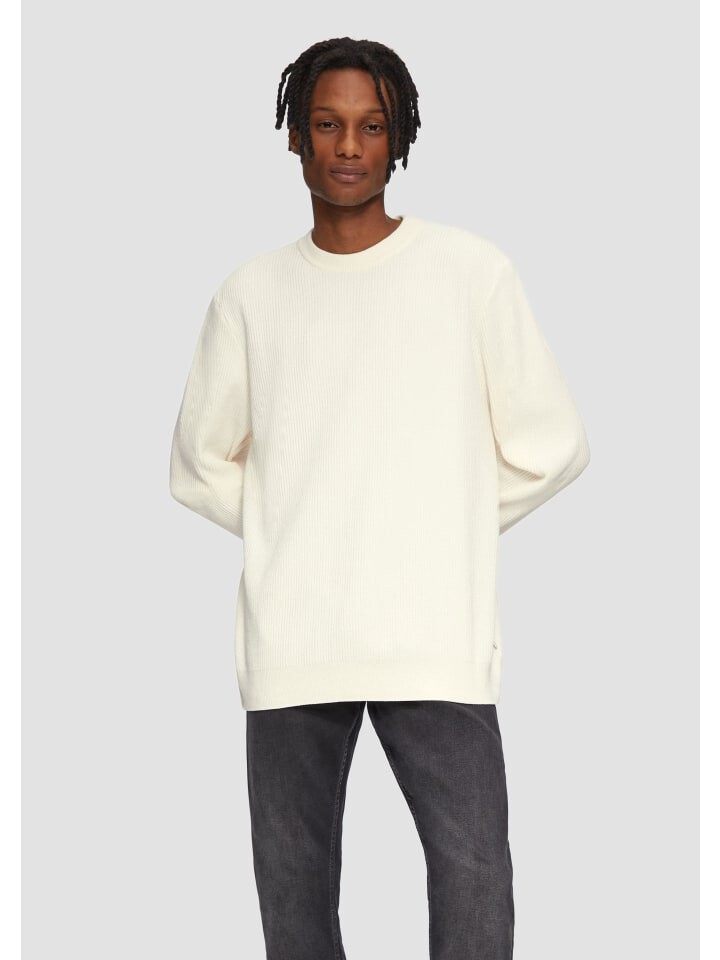 Пуловер QS Strickpullover langarm, кремовый
Пуловер QS Strickpullover langarm, кремовый