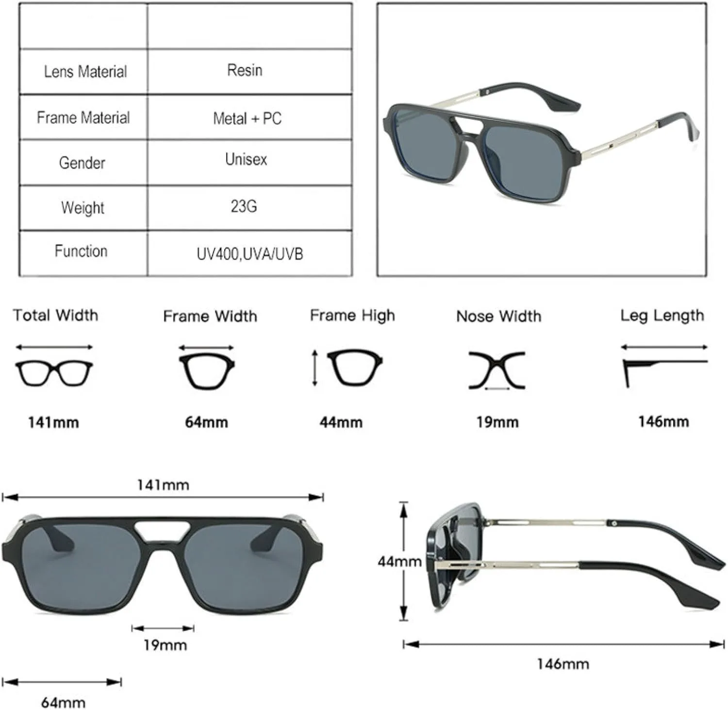 Ретро солнцезащитные очки для женщин, модные, с прозрачными линзами цвета океана, защита от УФ-излучения UV400, модные для мужчин, металлические HHZZYVY, Black Grey
Ретро солнцезащитные очки для женщин, модные, с прозрачными линзами цвета океана, защита от УФ-излучения UV400, модные для мужчин, металлические HHZZYVY, Black Grey