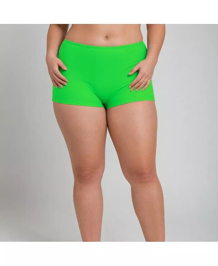 Плюс Размер Бойшорты Calypsa, зеленый
Плюс Размер Бойшорты Calypsa, зеленый