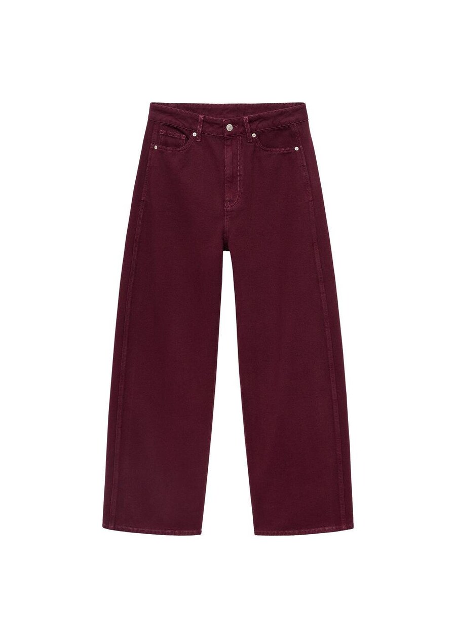 Джинсы с широкими штанинами MANGO Camilla, Wine red
Джинсы с широкими штанинами MANGO Camilla, Wine red
