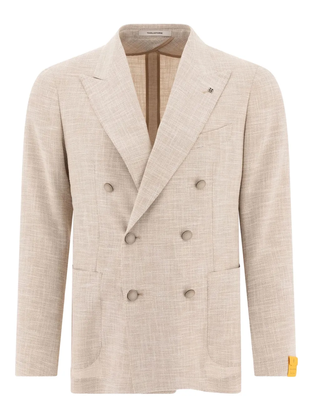 Фактурный двубортный пиджак TAGLIATORE, нейтральный
Фактурный двубортный пиджак TAGLIATORE, нейтральный