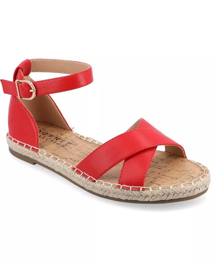 Женские сандалии Lyddia Espadrille на плоской подошве Journee Collection, красный
Женские сандалии Lyddia Espadrille на плоской подошве Journee Collection, красный