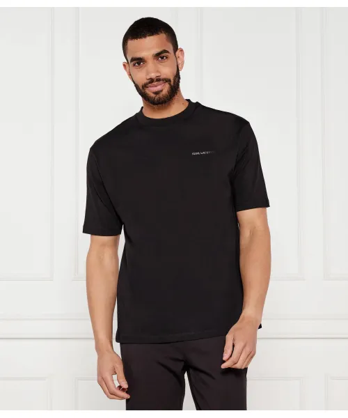Футболка Loose fit Karl Lagerfeld, черный 
Футболка Loose fit Karl Lagerfeld, черный