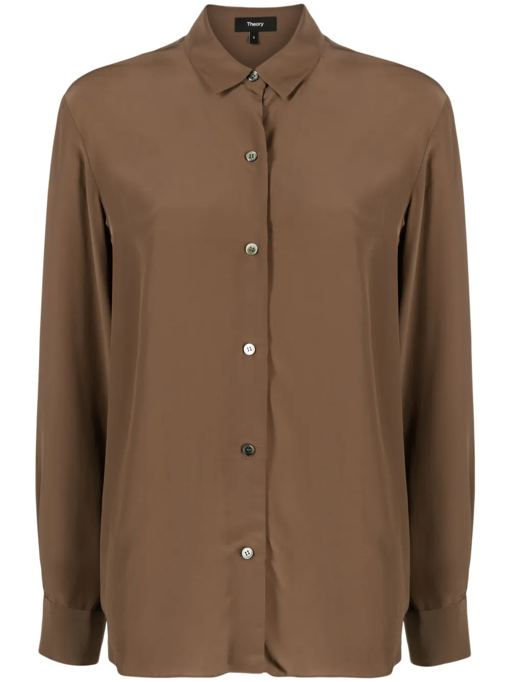 Рубашка с длинными рукавами Theory, коричневый
Рубашка с длинными рукавами Theory, коричневый