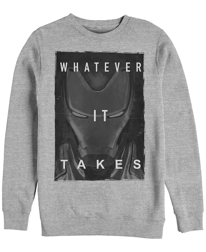 Мужская толстовка Marvel "Avengers: Endgame" Iron Man Whatever It Takes Poster, флисовая Fifth Sun, серый
Мужская толстовка Marvel "Avengers: Endgame" Iron Man Whatever It Takes Poster, флисовая Fifth Sun, серый