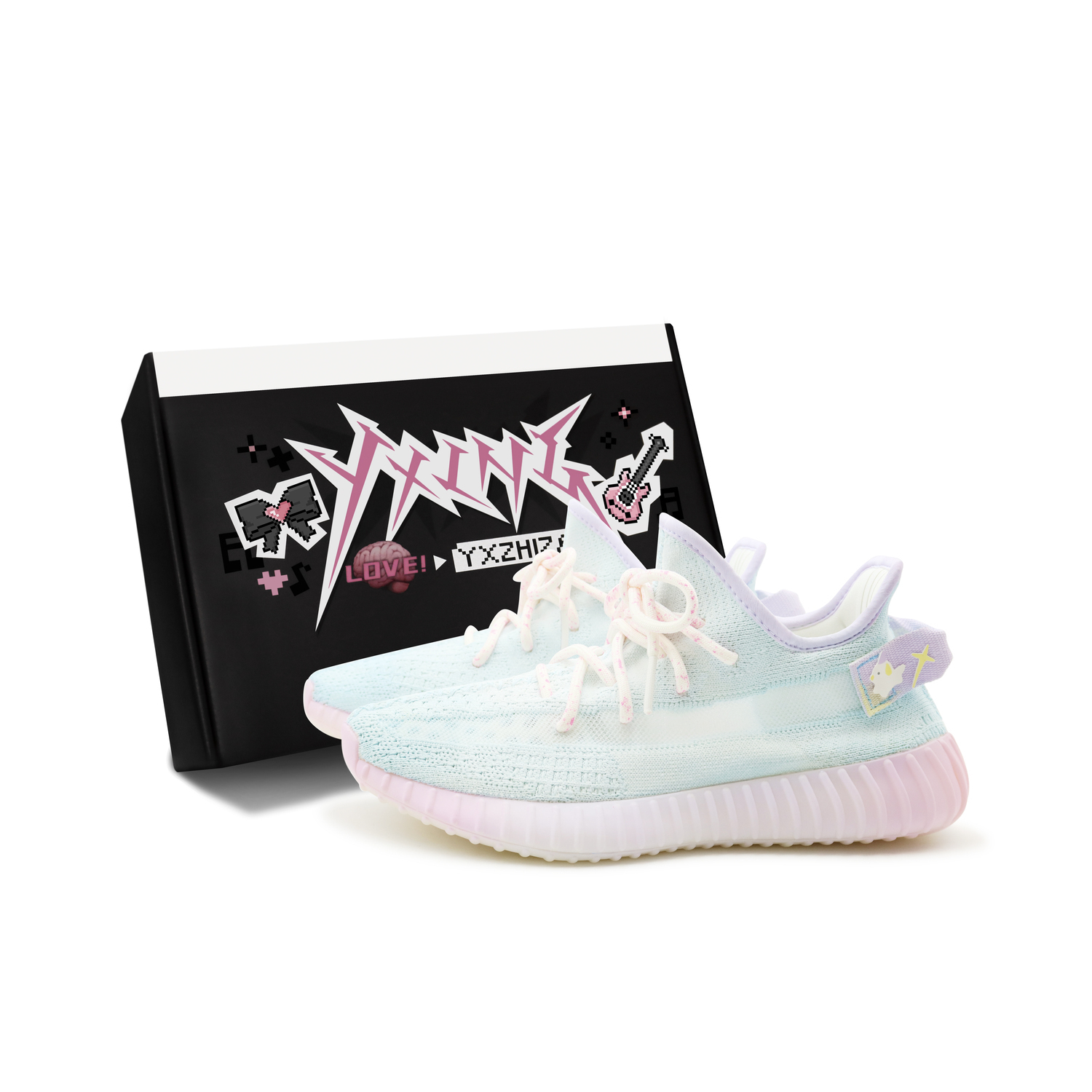 Adidas Originals Yeezy Boost 350 V2 Ice Cream противоскользящие износостойкие низкие кеды унисекс сине-розовые ледяной синий розовый, цвет Ice Blue Pink
Adidas Originals Yeezy Boost 350 V2 Ice Cream противоскользящие износостойкие низкие кеды унисекс сине-розовые ледяной синий розовый, цвет Ice Blue Pink
