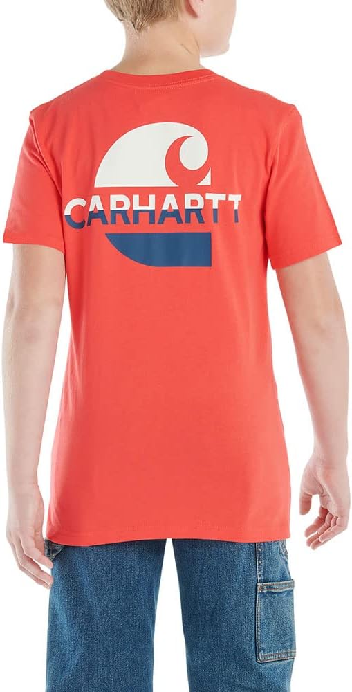 Carhartt Boys' Big Short-Sleeve Gradient C футболка, Bittersweet
Carhartt Boys' Big Short-Sleeve Gradient C футболка, Bittersweet