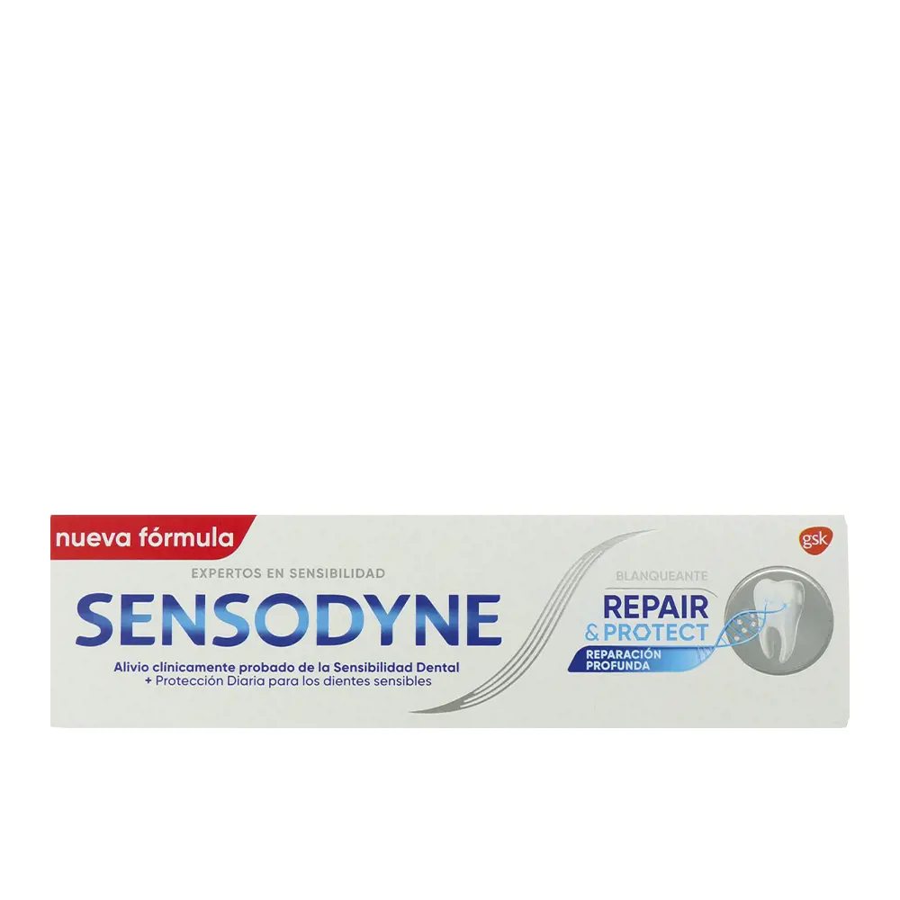 Зубная паста Repair & protect blanqueante crema dental Sensodyne, 75 мл.
Зубная паста Repair & protect blanqueante crema dental Sensodyne, 75 мл.