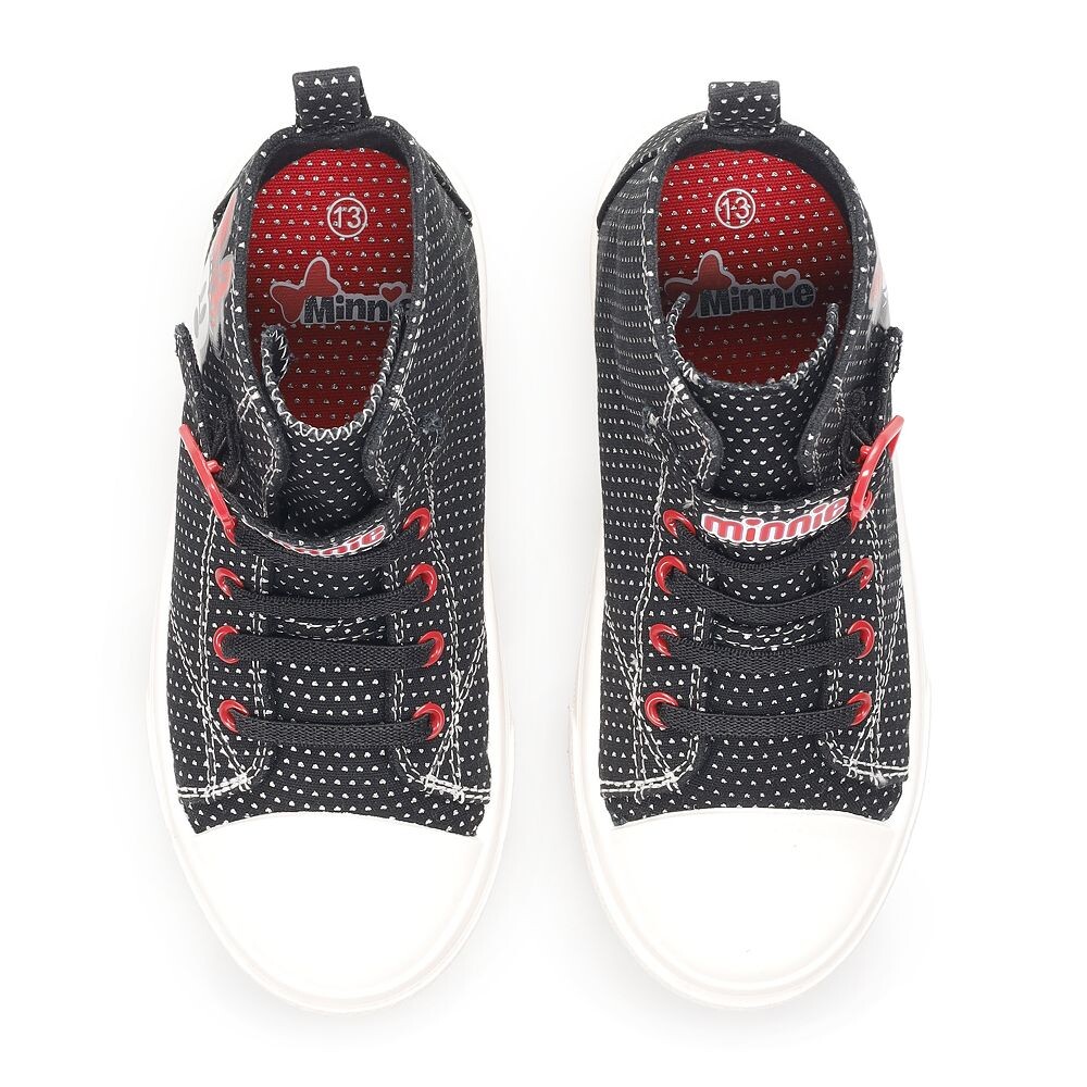 Высокие кеды Disney's Minnie Mouse для девочек, черный
Высокие кеды Disney's Minnie Mouse для девочек, черный