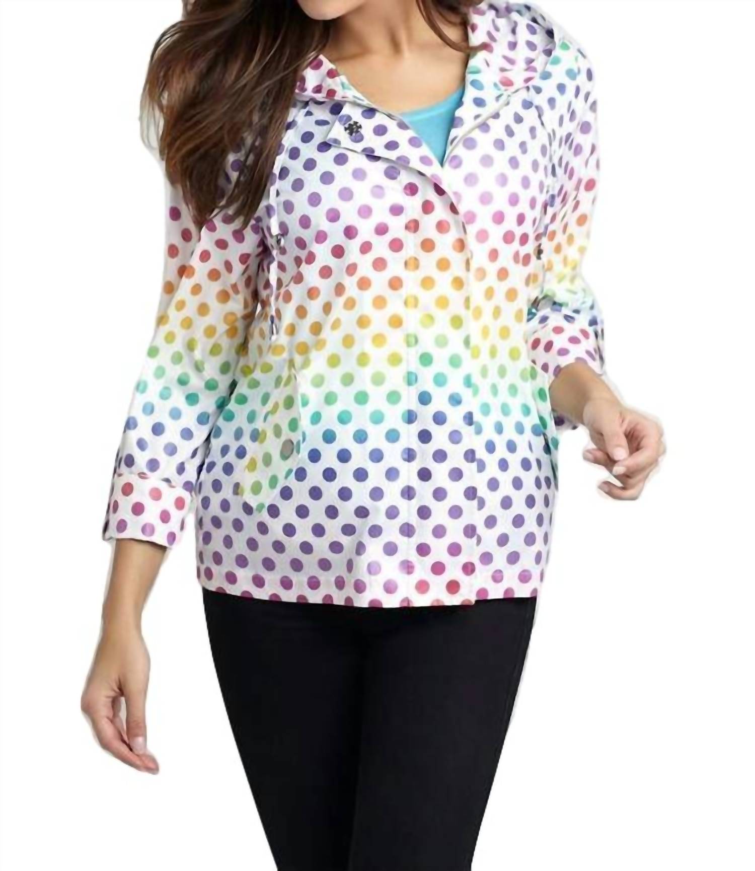 Получите дождевик Spotted в белом цвете Multi ANGEL
Получите дождевик Spotted в белом цвете Multi ANGEL