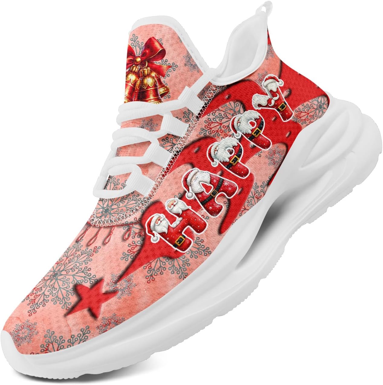 Рождественские кроссовки для мужчин и женщин, праздничная обувь для вечеринок, легкие, дышащие, стильные, с амортизацией, рождественские туфли Awsole, белый/красный/розовый/серый
Рождественские кроссовки для мужчин и женщин, праздничная обувь для вечеринок, легкие, дышащие, стильные, с амортизацией, рождественские туфли Awsole, белый/красный/розовый/серый