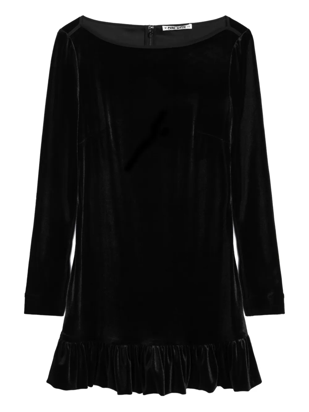 Бархатное платье с оборками Ciao Lucia, черный 
Бархатное платье с оборками Ciao Lucia, черный