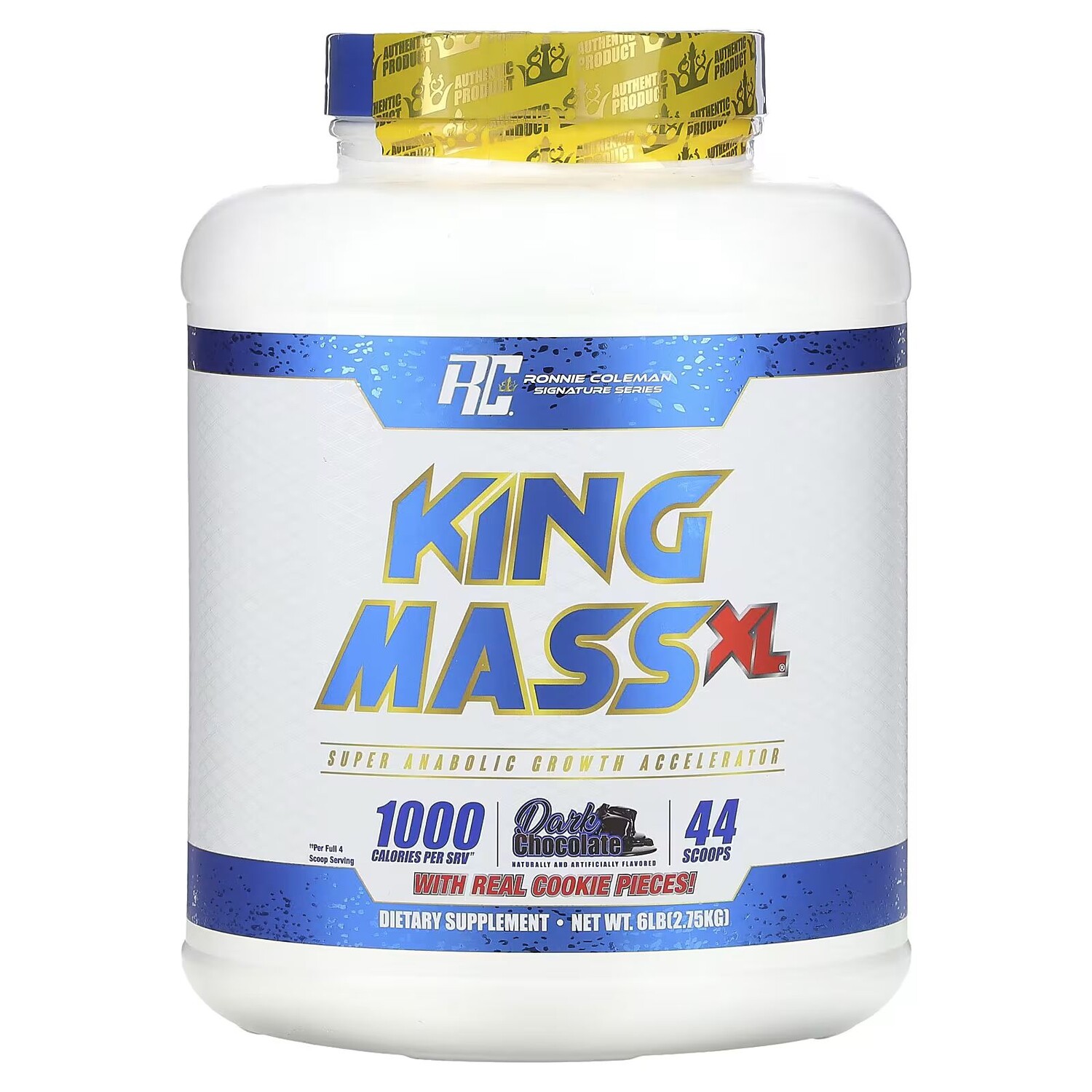 Signature Series, King Mass XL, темный шоколад, 6 фунтов (2,75 кг) Ronnie Coleman
Signature Series, King Mass XL, темный шоколад, 6 фунтов (2,75 кг) Ronnie Coleman