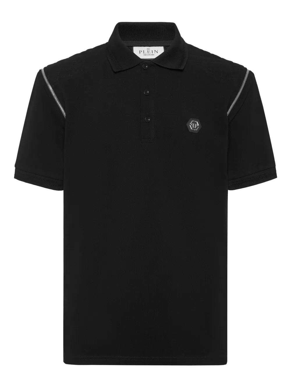 Рубашка поло со стегаными плечами Philipp Plein, черный
Рубашка поло со стегаными плечами Philipp Plein, черный