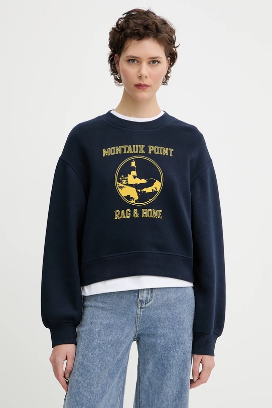 Толстовка Rag & Bone, темно-синий 
Толстовка Rag & Bone, темно-синий