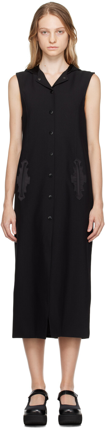 Платье миди с капюшоном и молнией OPEN YY, черный
Платье миди с капюшоном и молнией OPEN YY, черный