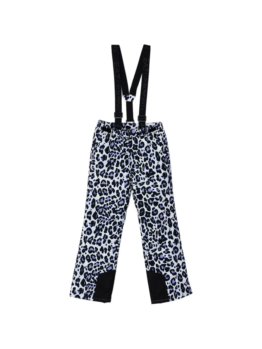 Брюки с подтяжками и леопардовым принтом Emporio Armani Kids, фиолетовый
Брюки с подтяжками и леопардовым принтом Emporio Armani Kids, фиолетовый