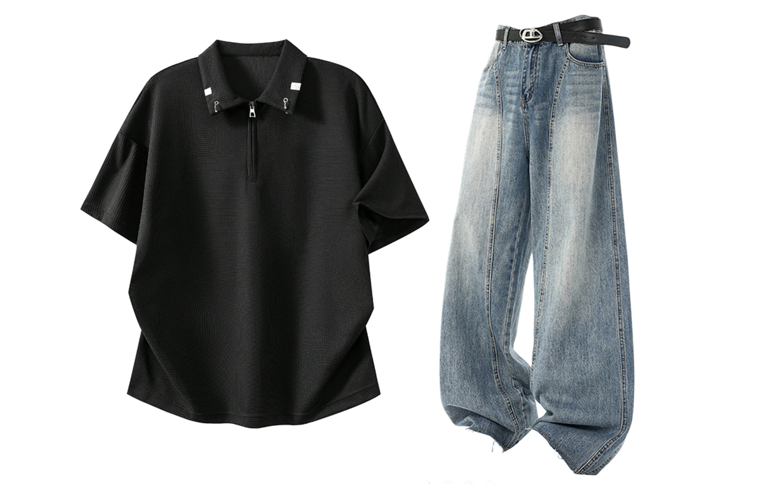 Повседневная спортивная одежда Unisex с лацканом Lapel Moderate X1617, черный top+синий pants
Повседневная спортивная одежда Unisex с лацканом Lapel Moderate X1617, черный top+синий pants