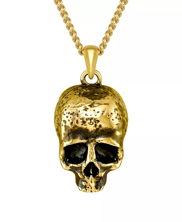 Мужское ожерелье с подвеской Memento Mori из нержавеющей стали золотистого оттенка Vincero, gold
Мужское ожерелье с подвеской Memento Mori из нержавеющей стали золотистого оттенка Vincero, gold