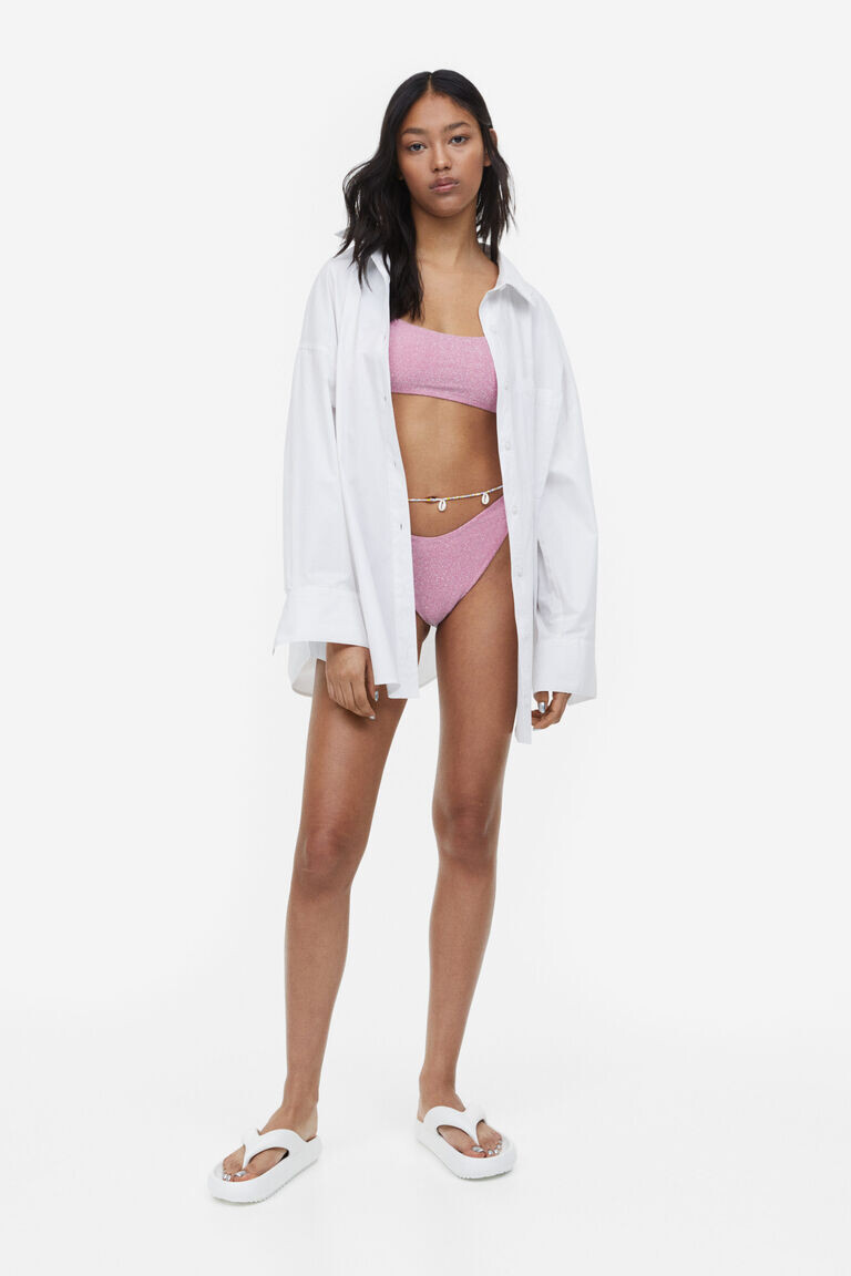 Комплект плавок бикини (2 шт) H&M, бирюзовый
Комплект плавок бикини (2 шт) H&M, бирюзовый