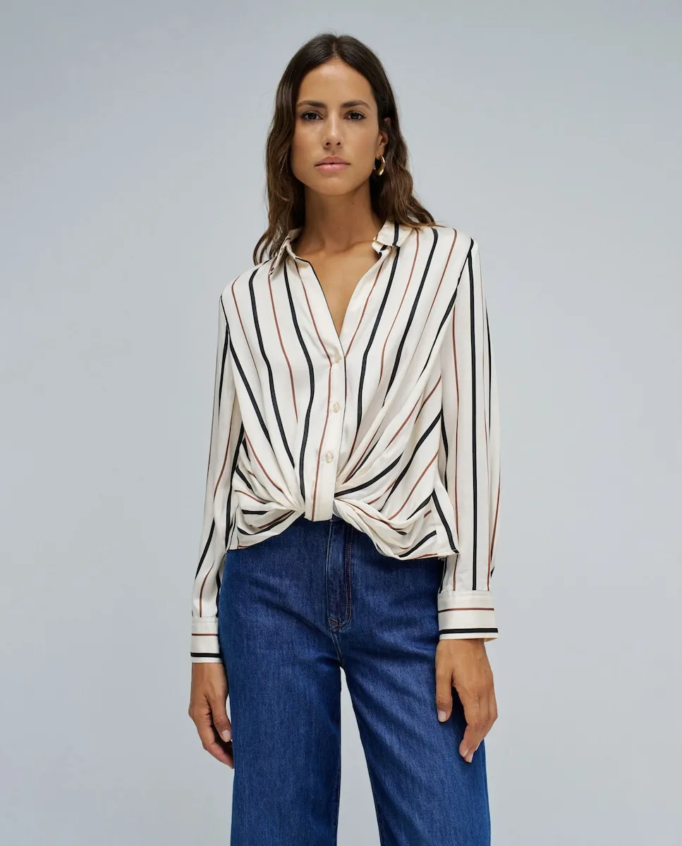 Женская полосатая блузка Salsa Jeans, бежевый
Женская полосатая блузка Salsa Jeans, бежевый