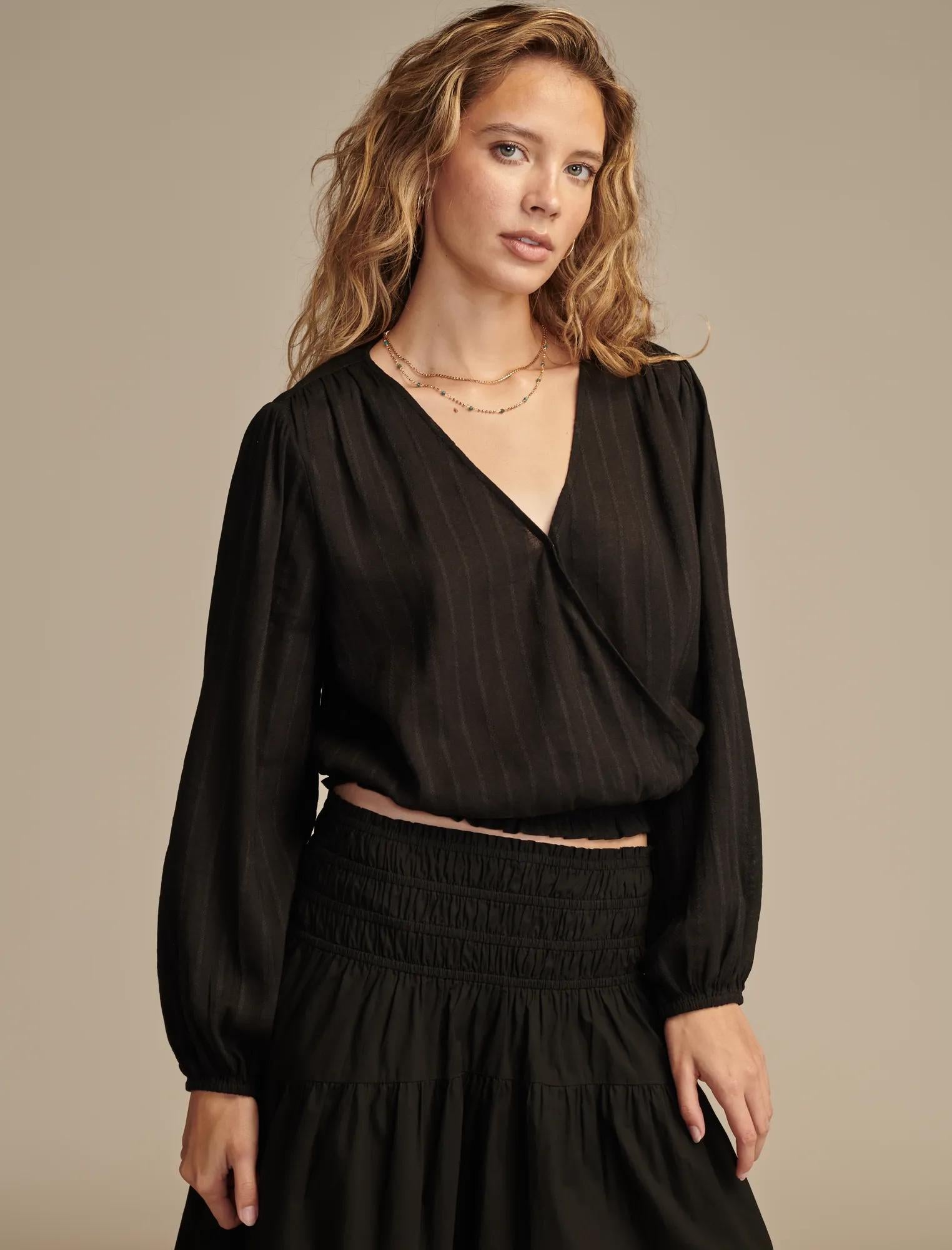 Lucky Brand Женская Длинный Рукав Обертывание Сборчатый Топ, Natural
Lucky Brand Женская Длинный Рукав Обертывание Сборчатый Топ, Natural