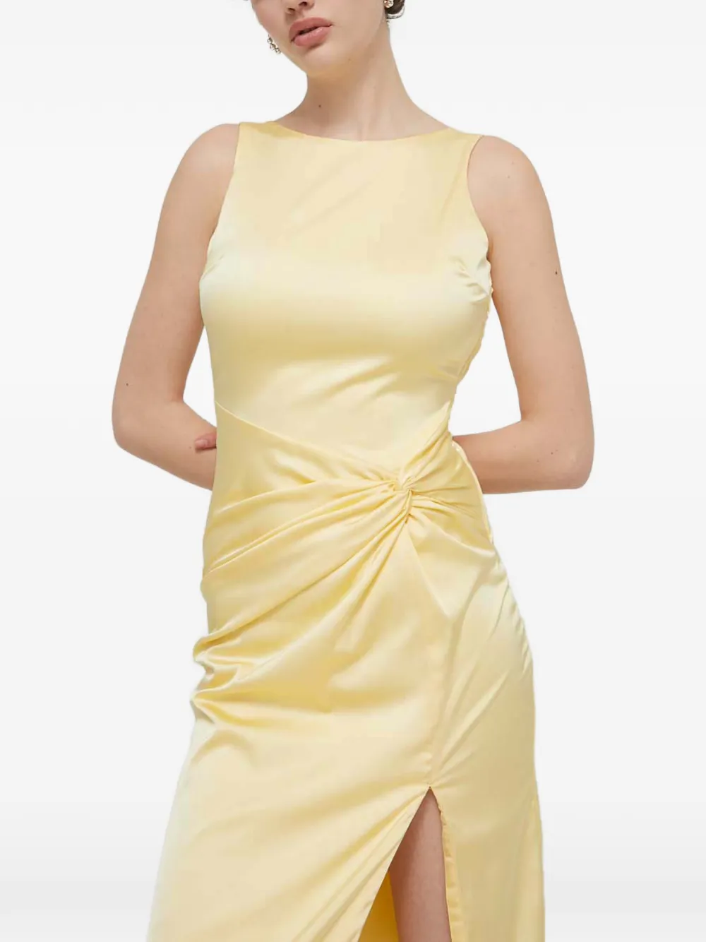 Макси-платье с разрезом и узлом Abercrombie & Fitch, желтый
Макси-платье с разрезом и узлом Abercrombie & Fitch, желтый