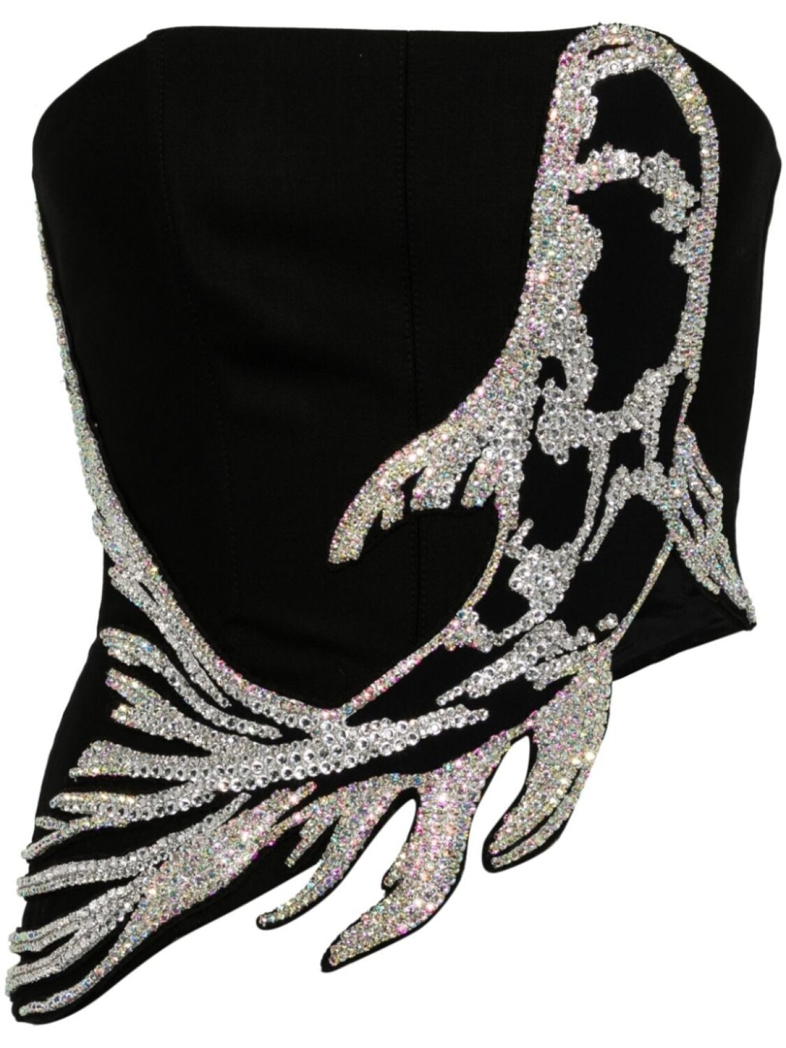 David Koma укороченный топ с аппликацией Koi Fish, черный
David Koma укороченный топ с аппликацией Koi Fish, черный