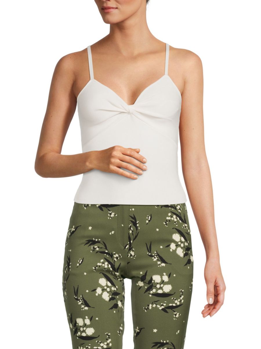 Укороченный топ Rhona Twist Alice + Olivia, мягкий белый
Укороченный топ Rhona Twist Alice + Olivia, мягкий белый