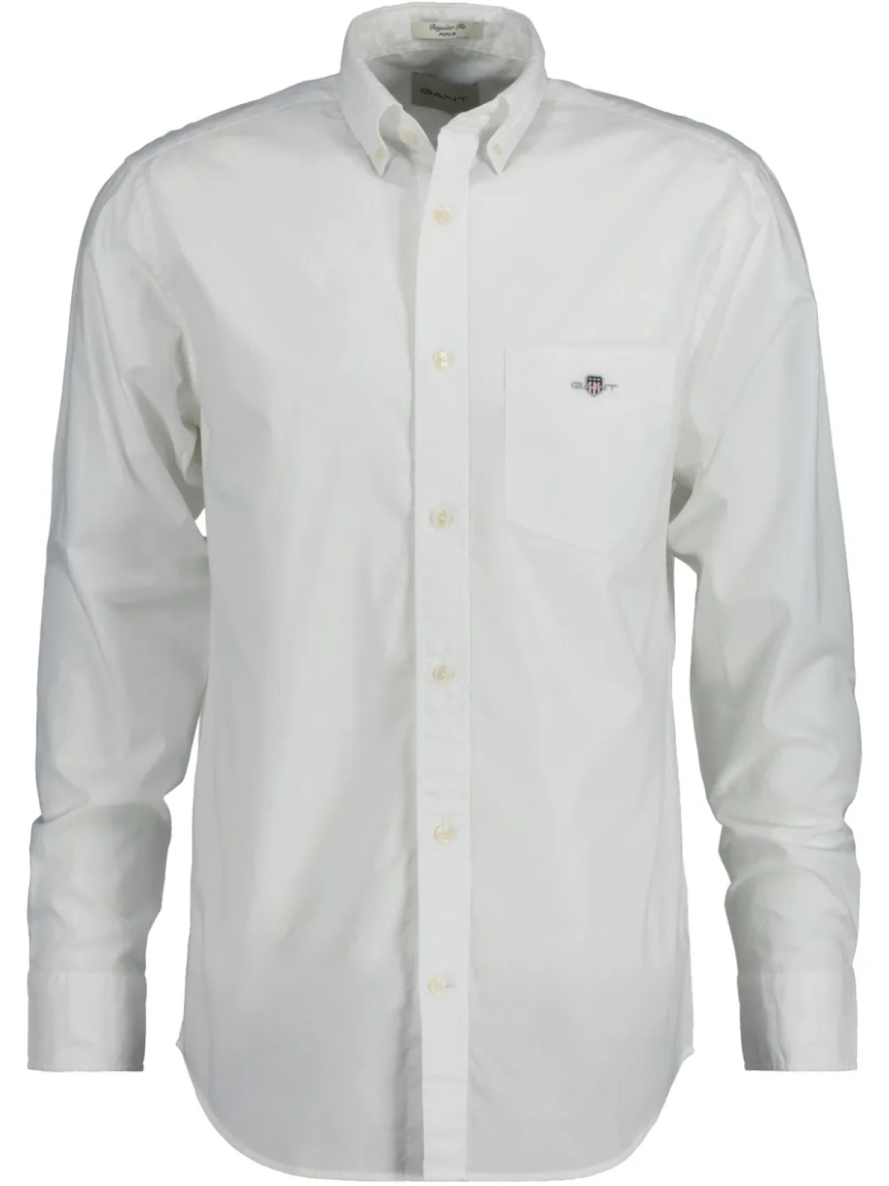Поплиновая рубашка Classic Gant, белый
Поплиновая рубашка Classic Gant, белый