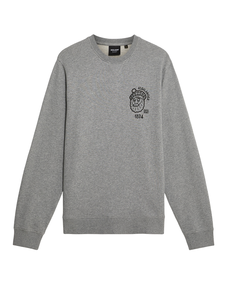 Толстовка Lyle & Scott Highlander, Mottled Grey
Толстовка Lyle & Scott Highlander, Mottled Grey