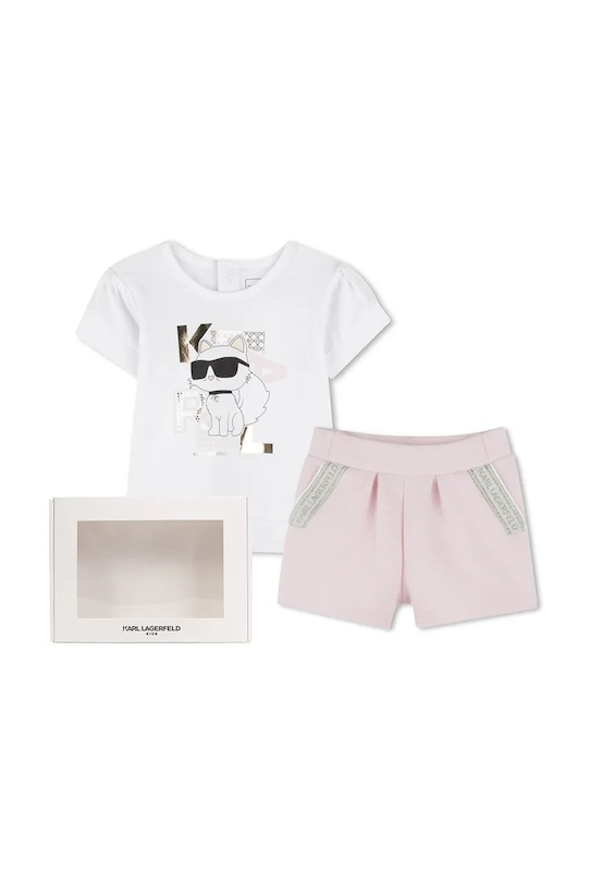 Хлопковый комплект для малышей Karl Lagerfeld, белый
Хлопковый комплект для малышей Karl Lagerfeld, белый