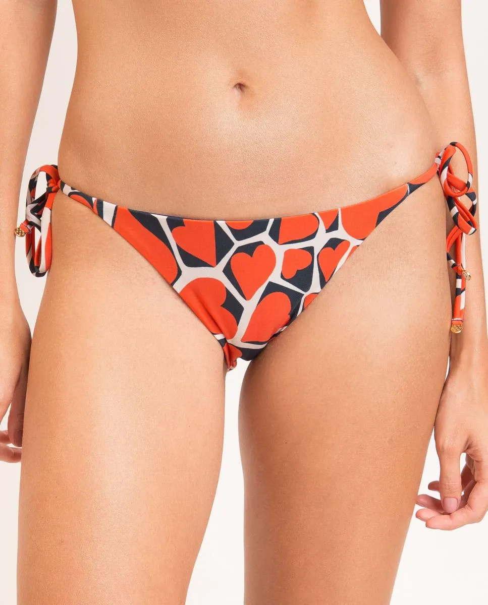 Плавки бикини с принтом и бантом Río de Sol, красный 
Плавки бикини с принтом и бантом Río de Sol, красный