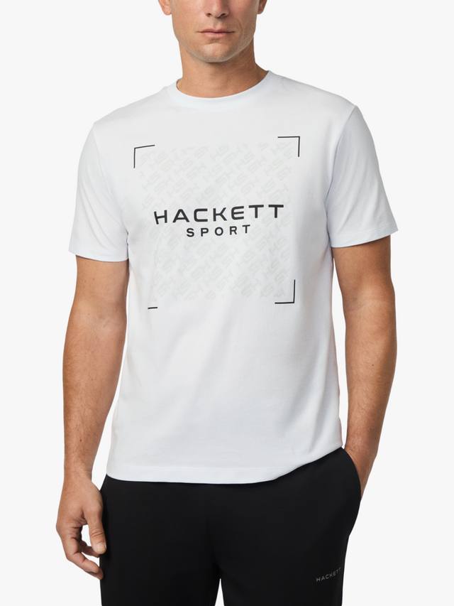 Спортивная хлопковая футболка с коротким рукавом Hackett London, Optic White
Спортивная хлопковая футболка с коротким рукавом Hackett London, Optic White