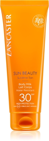 Лосьон для загара spf 30 Lancaster Sun Beauty Body Milk, (ocean friendly) 250 ml
Лосьон для загара spf 30 Lancaster Sun Beauty Body Milk, (ocean friendly) 250 ml
