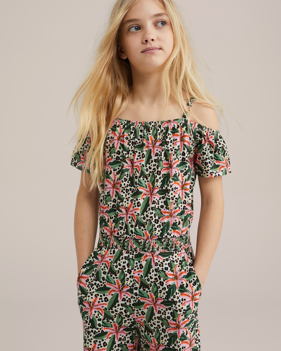 Комбинезон WE Fashion, зеленый 
Комбинезон WE Fashion, зеленый