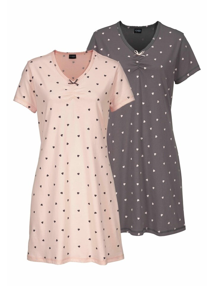 Ночная рубашка VIVANCE DREAMS, цвет rosé-mauve
Ночная рубашка VIVANCE DREAMS, цвет rosé-mauve