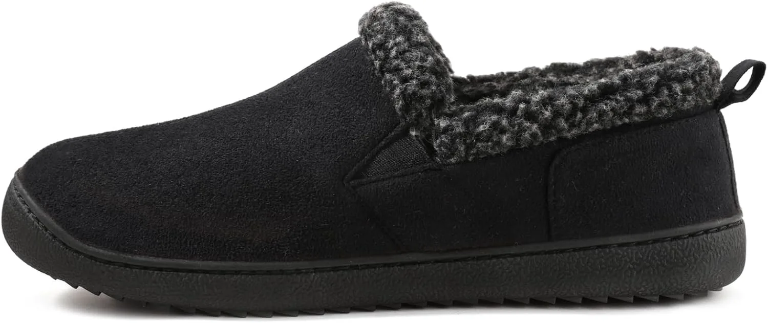 Мужские теплые плюшевые тапочки Zizor, зимние замшевые лоферы для дома и улицы с подошвой из пены с эффектом памяти, черный
Мужские теплые плюшевые тапочки Zizor, зимние замшевые лоферы для дома и улицы с подошвой из пены с эффектом памяти, черный