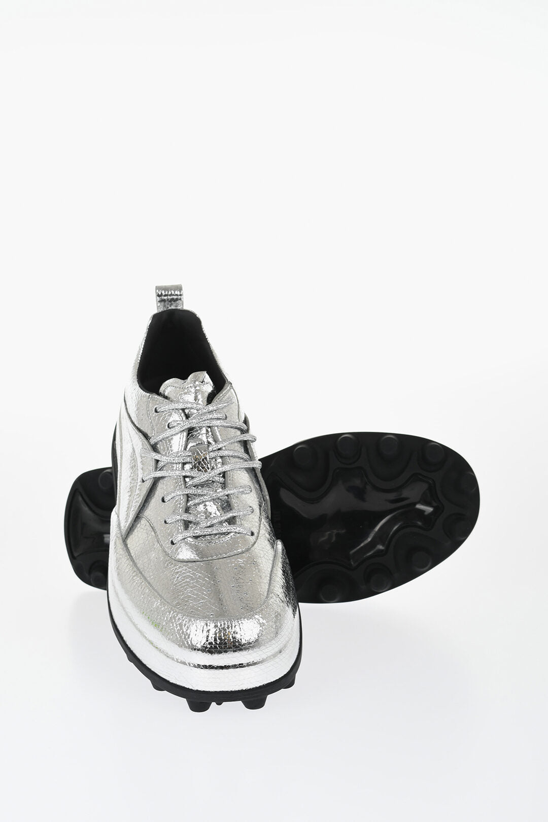Кроссовки Jil Sander из текстурированной кожи ламе Lcae-Up, серебряный
Кроссовки Jil Sander из текстурированной кожи ламе Lcae-Up, серебряный